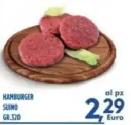 Orizzonte Supermercati Hamburger suino offerta