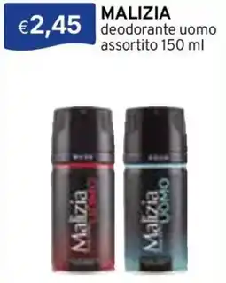 Sirene Blu Malizia deodorante uomo offerta