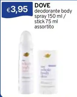 Sirene Blu Dove deodorante body offerta