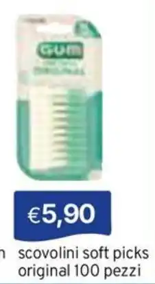 Sirene Blu Gum scovolini soft picks original offerta