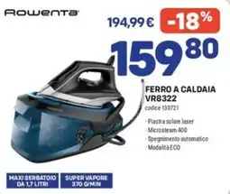 FreeShop Rowenta ferro a caldaia offerta