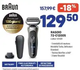 FreeShop BRAUN Rasoio 72-C1200S offerta