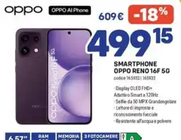 FreeShop OPPO Reno16F 5G offerta
