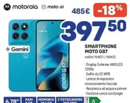 FreeShop Smartphone Motorola Moto G87 offerta