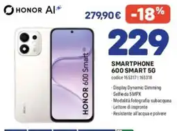 FreeShop Honor 600 Smart 5G offerta