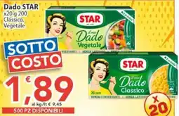 Sidis Dado STAR Vegetale offerta
