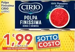 Sidis Polpa Finissima Cirio offerta