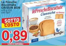 Market Ingross Le Fresche Biscottate Classiche Grissin Bon offerta
