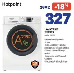 FreeShop Hotpoint Lavatrice NF9 ITA offerta