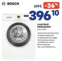 FreeShop Bosch lavatrice offerta