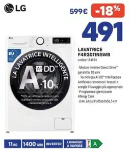 FreeShop Lavatrice intelligente offerta