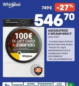FreeShop Asciugatrice Whirlpool offerta