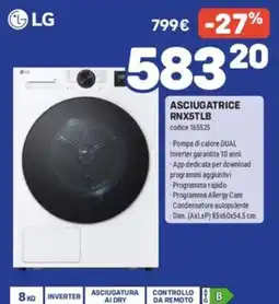 FreeShop Asciugatrice LG offerta