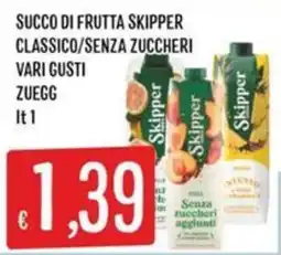 Sisa Succo di frutta Skipper classico senza zuccheri offerta