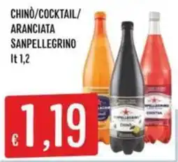 Sisa Chinò/Cocktail/Aranciata Sanpellegrino offerta