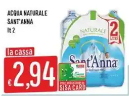 Sisa Acqua naturale Sant'Anna offerta