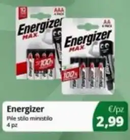 Prodet Energizer pile stilo ministilo offerta