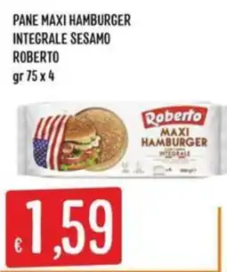 Sisa Pane max hamburger integrale sesamo Roberto offerta