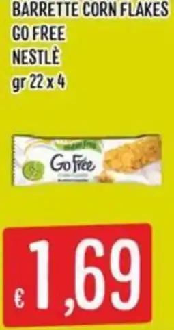 Sisa Barrette corn flakes Go Free Nestlé offerta