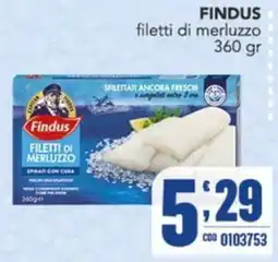 Gruppo di Palo Findus filetti di merluzzo offerta