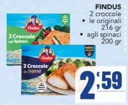 Gruppo di Palo Findus 2 Crocchette Le Originali offerta