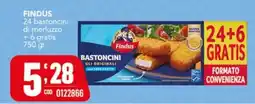 Gruppo di Palo Findus bastoncini di merluzzo offerta