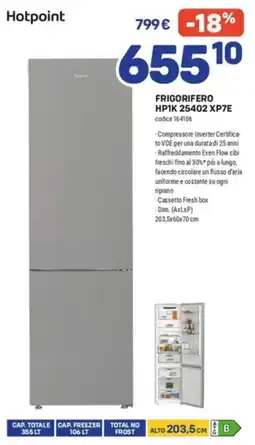 FreeShop Frigorifero Hotpoint offerta
