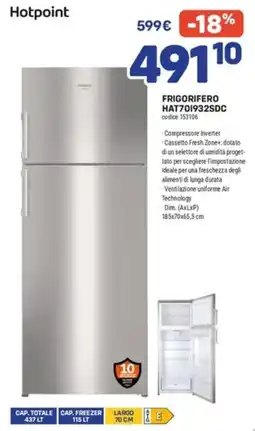 FreeShop Frigorifero Hotpoint offerta