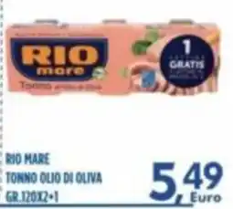 Orizzonte Supermercati Rio Mare Tonno olio di oliva offerta