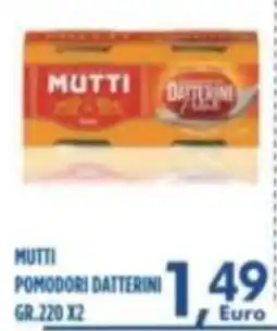 Orizzonte Supermercati Mutti pomodori datterini offerta