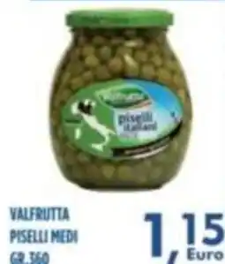 Orizzonte Supermercati Valfrutta piselli medi offerta