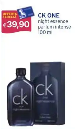 Sirene Blu CK ONE night essence parfum intense offerta