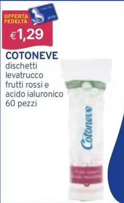 Sirene Blu Cotoneve dischetti levatrucco frutti rossi e acido ialuronico offerta