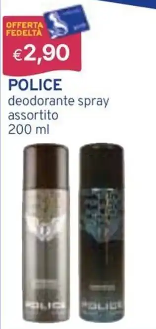 Police deodorante spray assortito