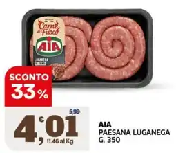 Il Punto Sigma AIA Paesana Luganega offerta