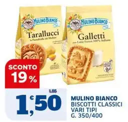 Il Punto Sigma Mulino Bianco biscotti classici vari tipi offerta