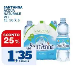 Il Punto Sigma Acqua naturale Sant'Anna offerta