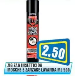 Punto Vigas Zig Zag insetticida mosche e zanzare lavanda offerta
