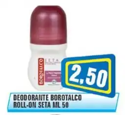Punto Vigas Deodorante Borotalco Roll-On Seta offerta