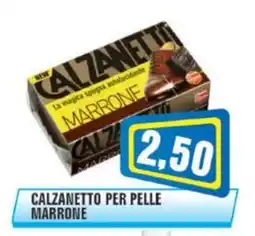 Punto Vigas Calzanetto per pelle marrone offerta
