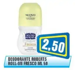 Punto Vigas Deodorante Roberts Roll-on Fresco offerta