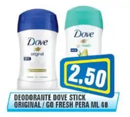 Punto Vigas Deodorante Dove Stick Original / Go Fresh Pera offerta