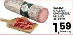 Interspar Salame Galbani Ungherese/Milano offerta