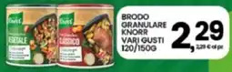 Interspar Brodo granulare Knorr vari gusti offerta