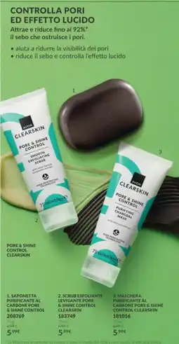 Avon Saponetta Purificante al Carbone Pore & Shine Control offerta