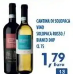 Orizzonte Supermercati Cantina di Solopaca Vino Solopaca Rosso / Bianco DOP offerta