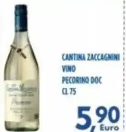 Orizzonte Supermercati Cantina Zaccagnini Vino Pecorino Doc offerta