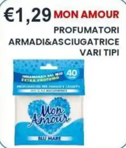 Caramico Profumatori armadi & asciugatrice Mon Amour offerta