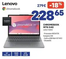 FreeShop Lenovo Chromebook MTK-540 offerta