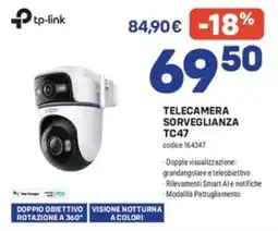 FreeShop Tp-link telecamera sorveglianza tc47 offerta